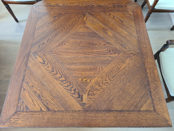 Image 1 of Schuitema Eettafel en Eetkamerstoelen