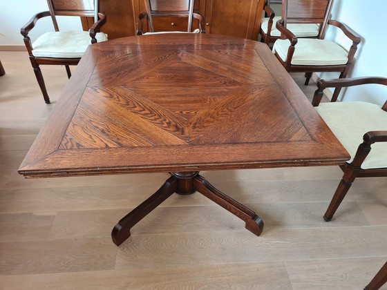 Image 1 of Schuitema Eettafel en Eetkamerstoelen