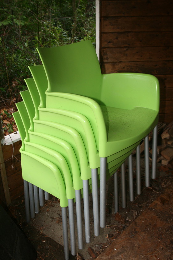 Image 1 of 6x Pedrali design stoelen