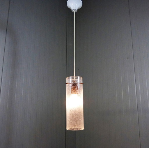 Vintage Kaiser Leuchten glazen hanglamp, 1960’s