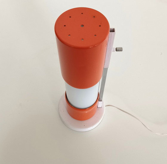 Image 1 of W.H Gispen voor Giso lampen het schuivertje in oranje