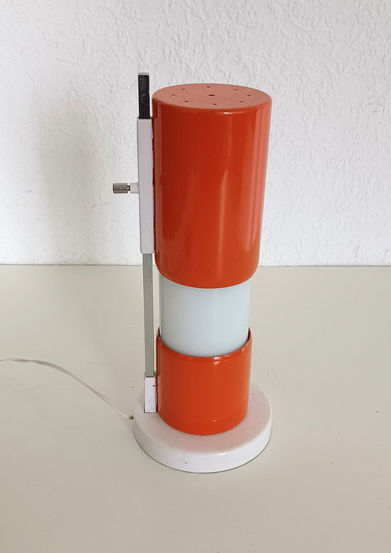 Image 1 of W.H Gispen voor Giso lampen het schuivertje in oranje