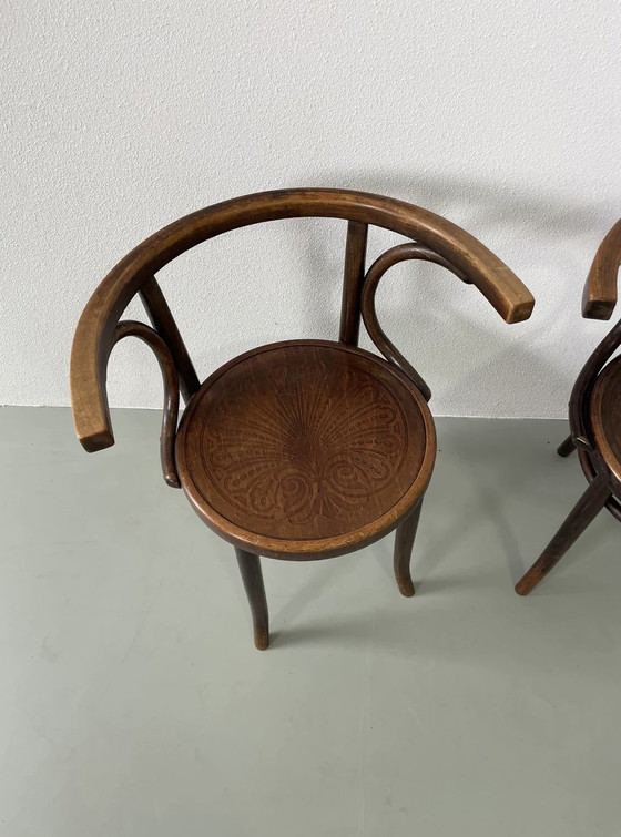 Image 1 of 2x Thonet & Cosmos Stoelen model 13