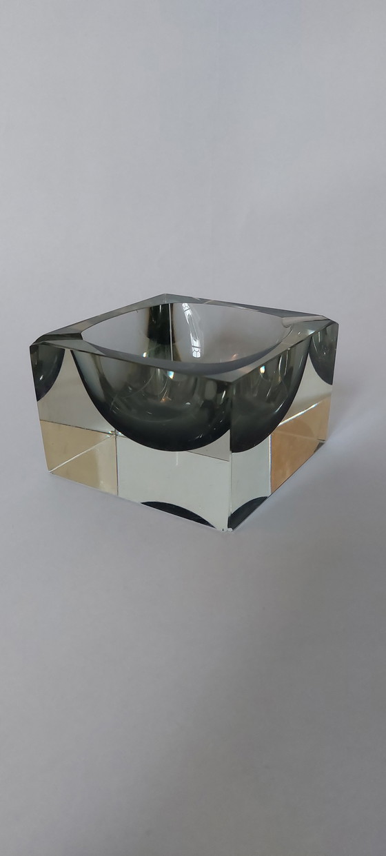 Image 1 of Murano ashtray Flavio Poli, seguso sommerso