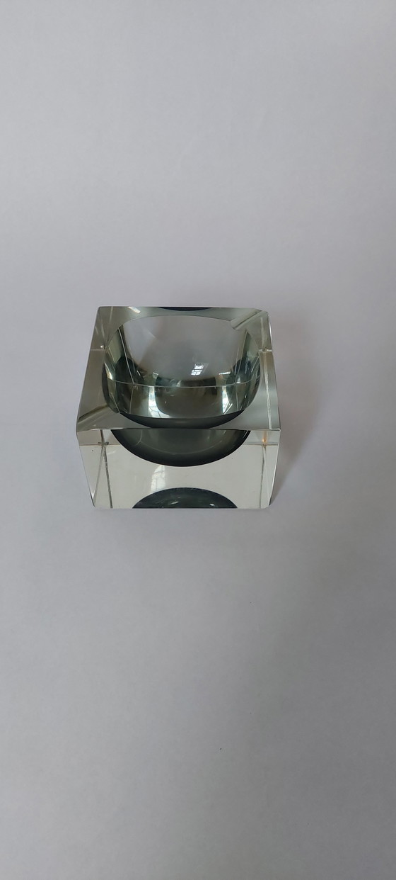 Image 1 of Murano ashtray Flavio Poli, seguso sommerso