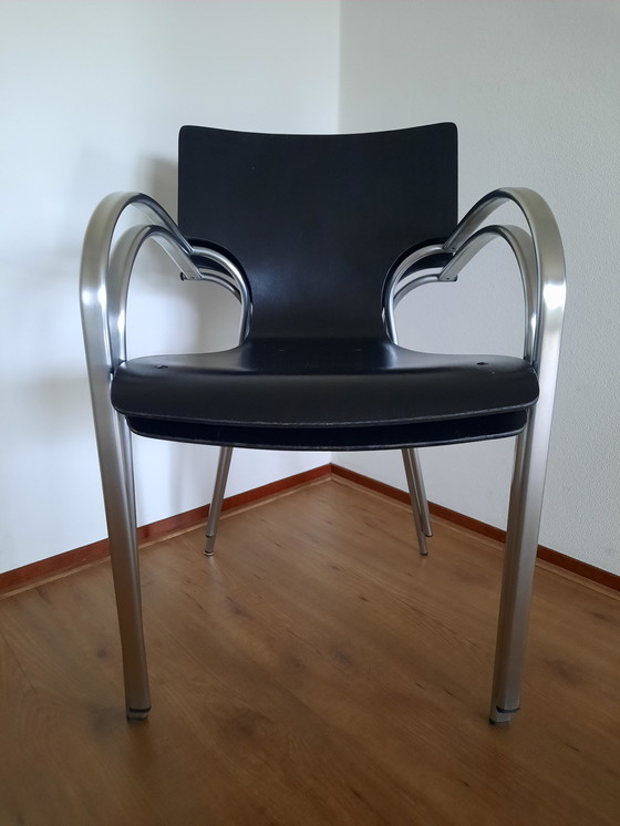 Image 1 of 2x Vintage Kens “Jim” design stoelen door Wim Marseille