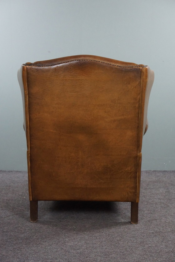 Image 1 of Oorfauteuil, schapenleer