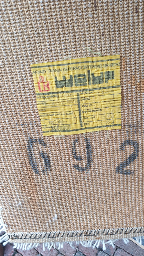 Image 1 of Vintage WELUR Kietrz vloerkleed