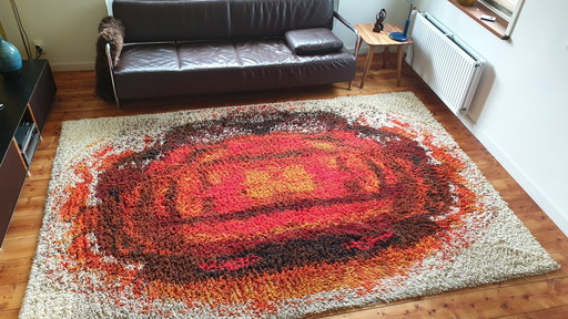 Vintage WELUR Kietrz vloerkleed