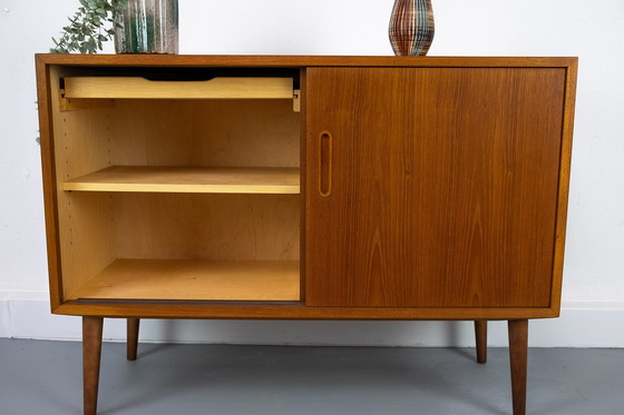 Image 1 of Vintage Deens teakhouten Dressoirs van Carlo Jensen voor Hundevad & Co., jaren 60