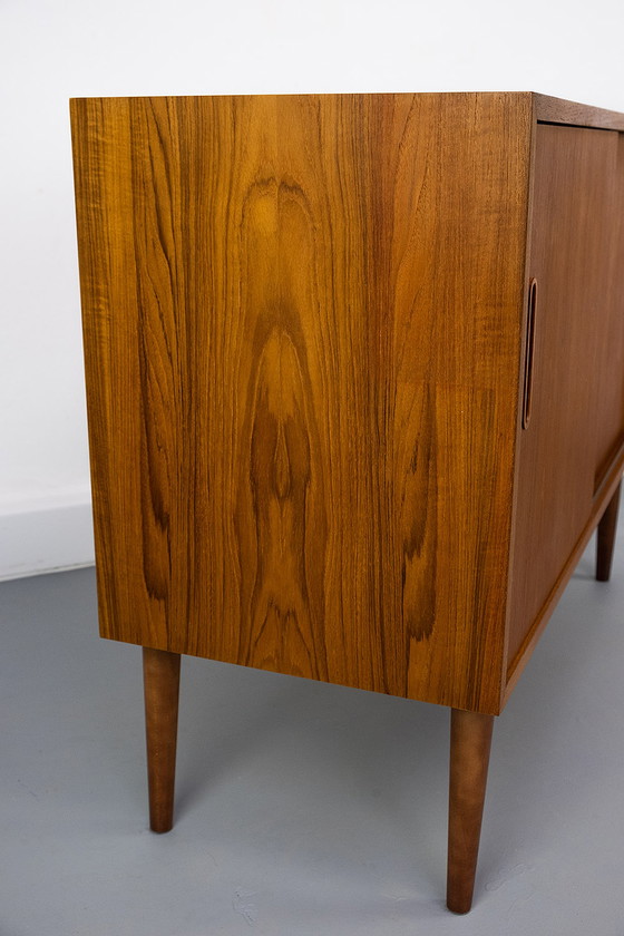 Image 1 of Vintage Deens teakhouten Dressoirs van Carlo Jensen voor Hundevad & Co., jaren 60