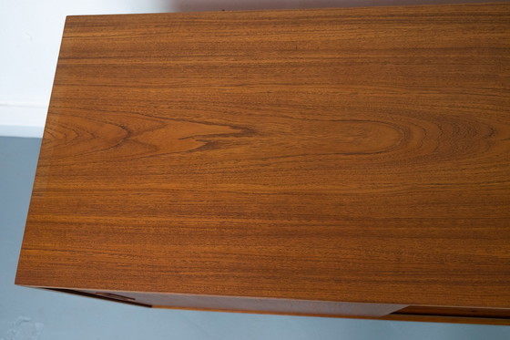 Image 1 of Vintage Deens teakhouten Dressoirs van Carlo Jensen voor Hundevad & Co., jaren 60