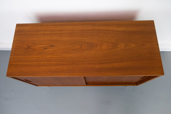 Image 1 of Vintage Deens teakhouten Dressoirs van Carlo Jensen voor Hundevad & Co., jaren 60