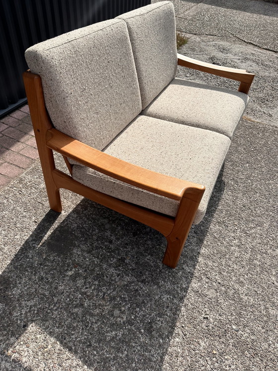 Image 1 of Vintage 2-zitsbank teak