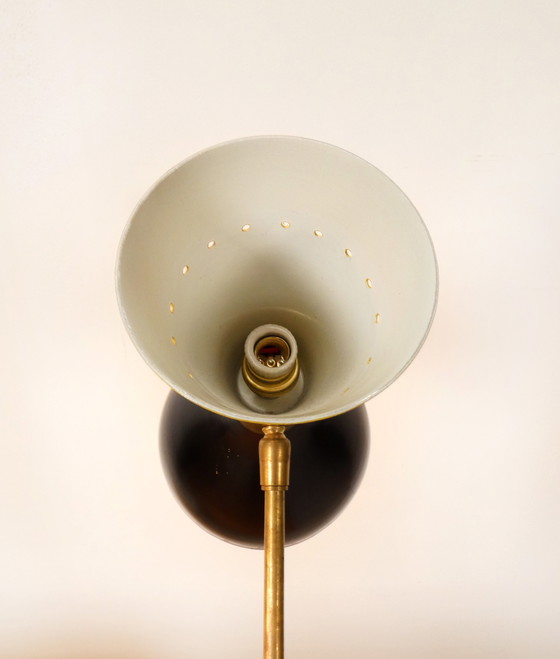 Image 1 of 2x Italian conical mid century style table lamps