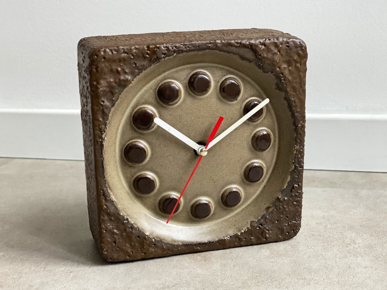 Vintage Fat lava wandklok / tafelklok