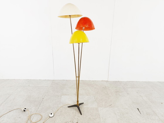 Image 1 of Mid century paddestoel vloerlamp, jaren 50