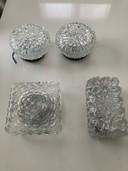 4x vintage retro plafondlampen