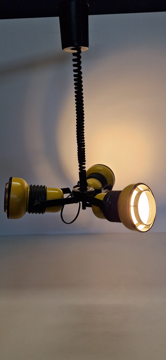 Image 1 of Vintage Pull Down hanglamp Spots