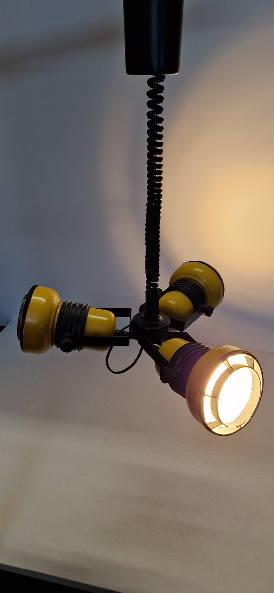 Image 1 of Vintage Pull Down hanglamp Spots