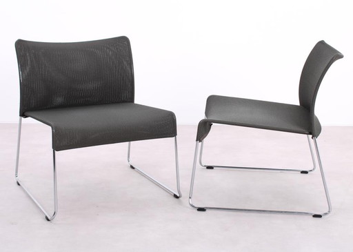 Vitra Soft Sim fauteuil grijs