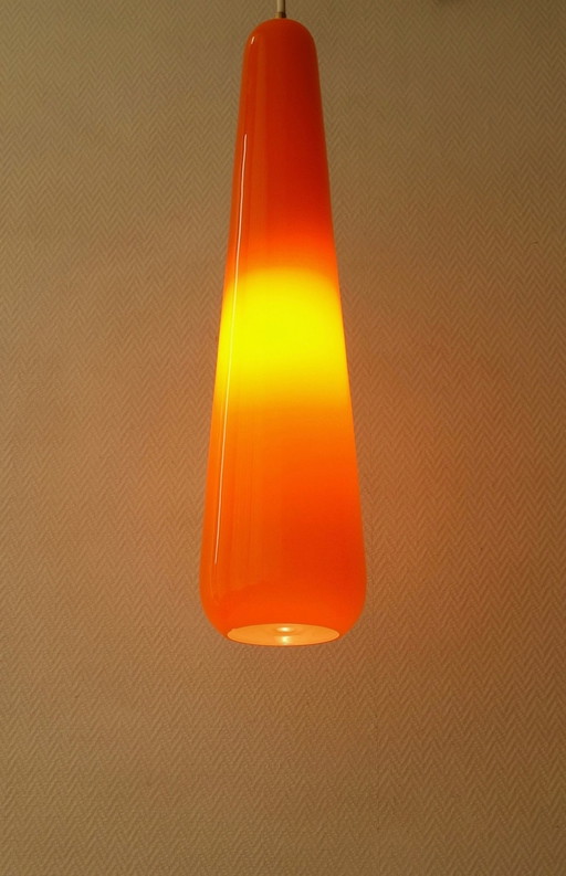 Vistosi (Murano) mondgeblazen glazen hanglamp