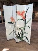 Vintage kamerscherm bloemen