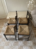 4 x Vintage eetkamerstoel