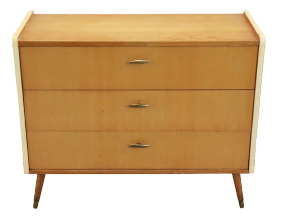 Image 1 of Vintage schoenenkast schoenenkastje blond