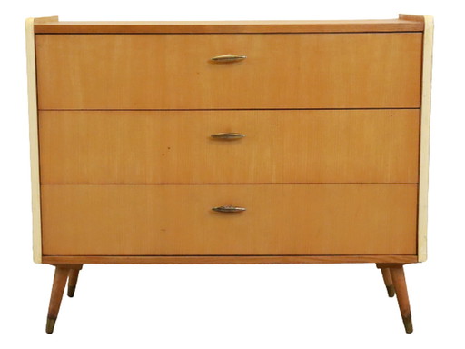 Vintage schoenenkast schoenenkastje blond