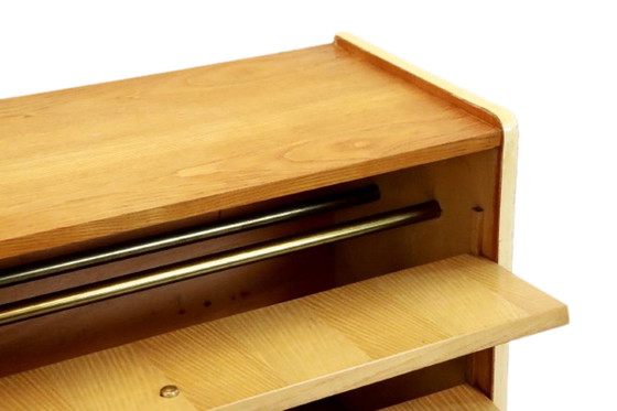 Image 1 of Vintage schoenenkast schoenenkastje blond