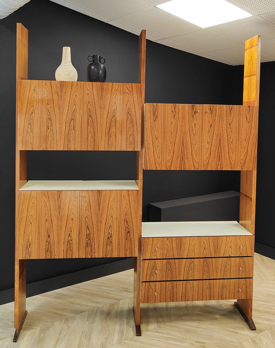 Image 1 of Vintage pallisander wandsysteem