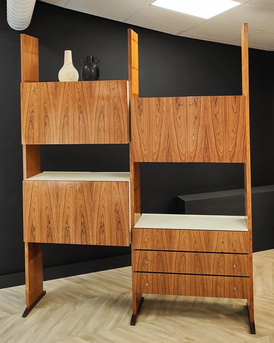 Image 1 of Vintage pallisander wandsysteem