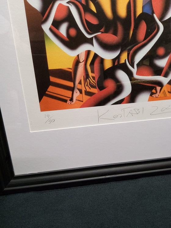 Image 1 of Mark Kostabi, litho, gesigneerd en genummerd