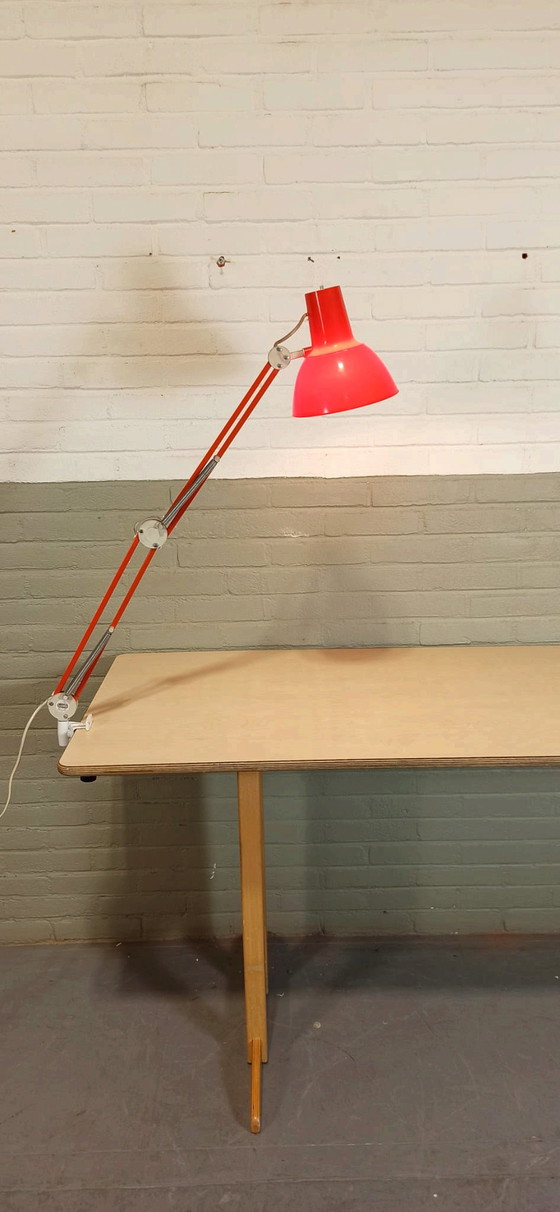 Image 1 of Vintage Luxo tafellamp bureaulamp klemlamp