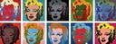 Andy Warhol ----- Tien Marilyns