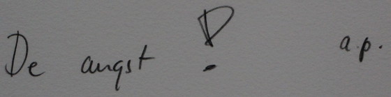 Image 1 of Rob Scholte - De Angst zeefdruk