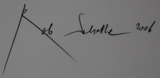 Image 1 of Rob Scholte - De Angst zeefdruk