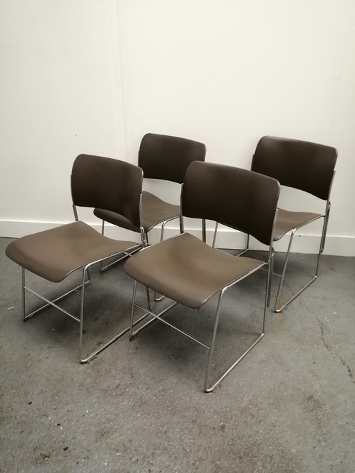 Set van 4 - David Rowland 40/4 stoelen