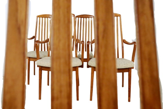 Image 1 of 5x Edward Valentinsen Deense eetkamerstoelen "Virum"