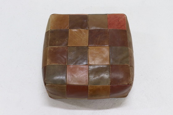 Image 1 of Vintage patchwork poef