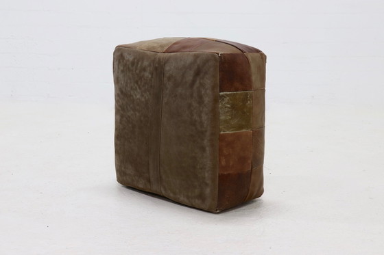 Image 1 of Vintage patchwork poef