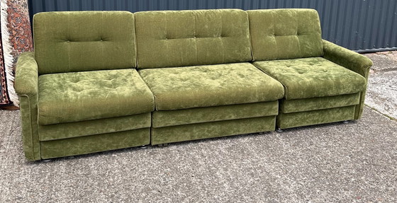 Image 1 of Vintage Velvet slaapbank