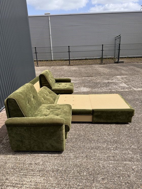 Image 1 of Vintage Velvet slaapbank
