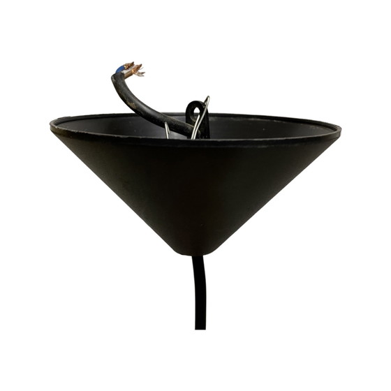 Image 1 of Vintage groen-gele hanglamp