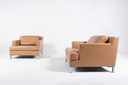 De Sede DS 740 lounge fauteuils met poef