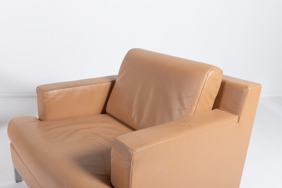 Image 1 of De Sede DS 740 lounge fauteuils met poef