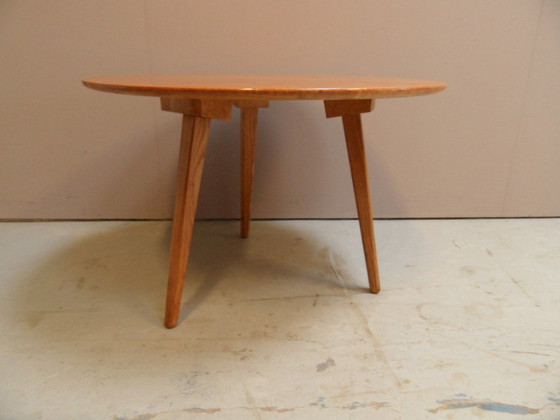 Image 1 of Mid Century  ronde salontafel 1960's