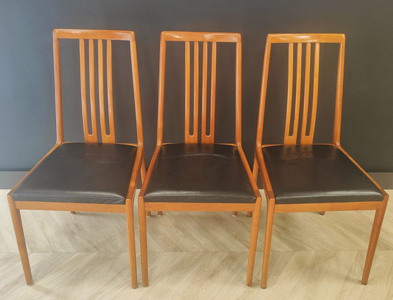 Image 1 of 6x Mid Century eettafel stoelen | Vintage