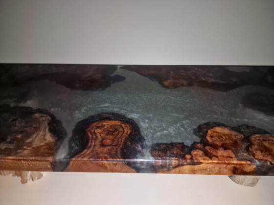 Image 1 of Epoxy Rivier tafelblad/ bar blad